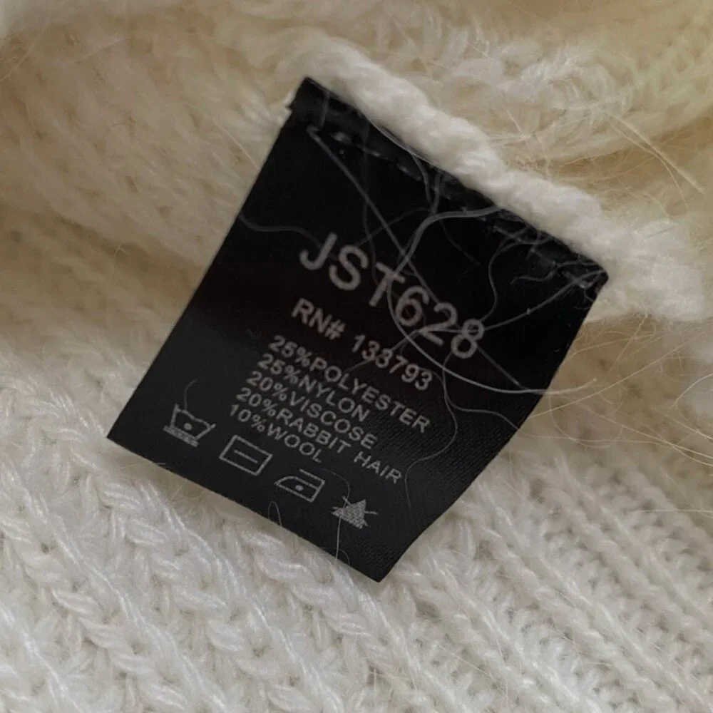 POL Kelli Ivory Ruffle Cardigan - Picture 3 of 3